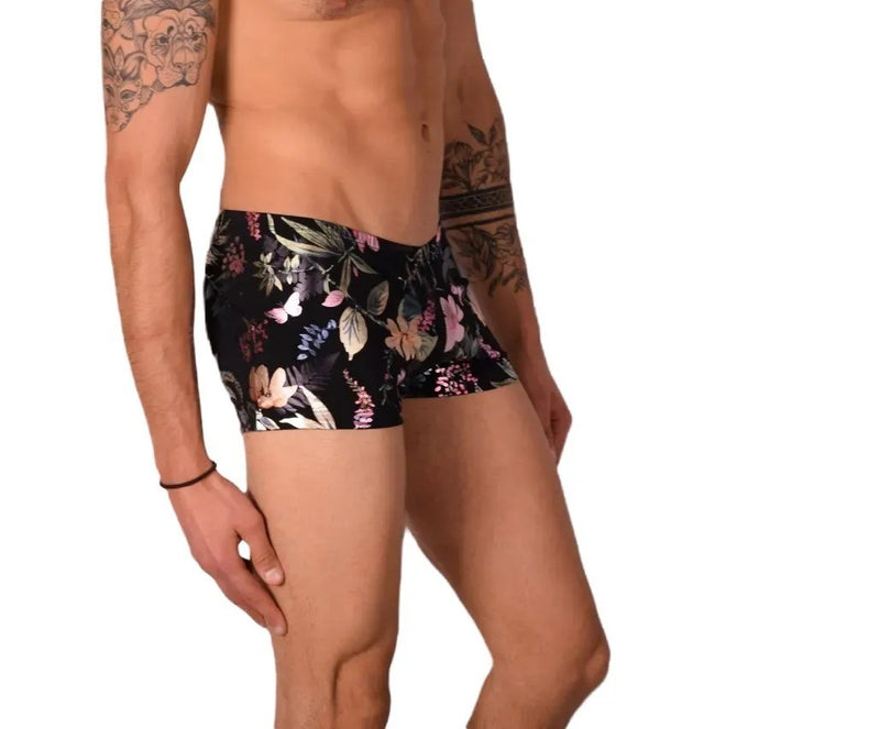XS SMU Mens Hipster Flash Flower Mini Boxer 43121 MX12
