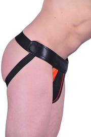 SMU Sexy Men Leather Shop Pride Harness Jockstrap 32'' 36'' CH6