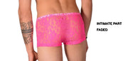 XS SMU Hipster Underwear Mini-Boxer Pink Lace 43116 MX12