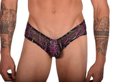 L SMU Cheeky C-Trough Boxer Brief  Brazilian Back Underwear Multi 9926 LT2