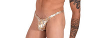 Large SMU Thong Flash Gold Silver Design 9945 LT3