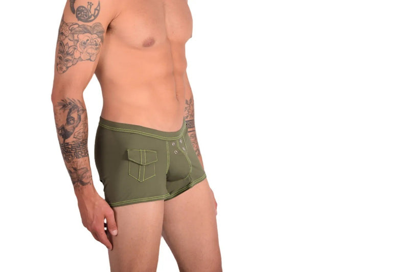 Medium Gregg Homme 3G Swimwear Sport Hipster Khaki 159108 MX24 8