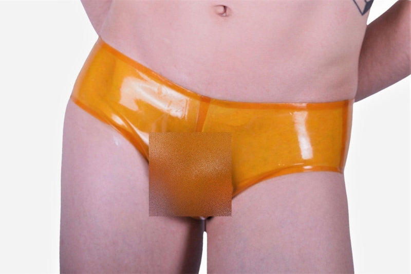 Small Polymorphe Men's Latex Brief Yellow See-Through UN-015A 8