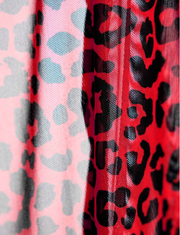 MODUS VIVENDI Leopard Mesh Brazil Boxers Trunks in Red 15422 104