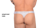 Large SMU Thong Wear and Swim Silver 9908 LT1