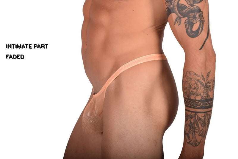 2XL SMU Sheer Brilliant Thong Hot To Wear Orange 9920 LT2