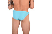 Swim Briefs SMU Detachable Shape Retention Swimwear Aqua 33801 MX22