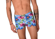 2XS SMU Mens Swim Hipster Underwear Flowers 43137 MX12
