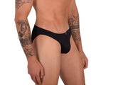 Small Swimwear SMU Detachable Shape Retention Swim-Brief Black 33800 MX7
