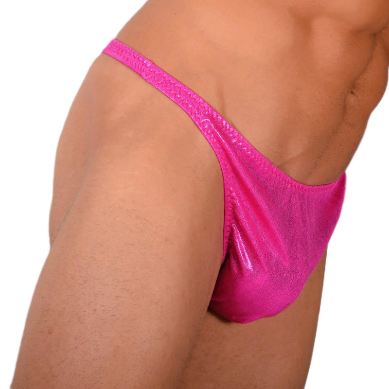 Small SMU Sensual Party Sparkle Pink Thong 33817 MX17
