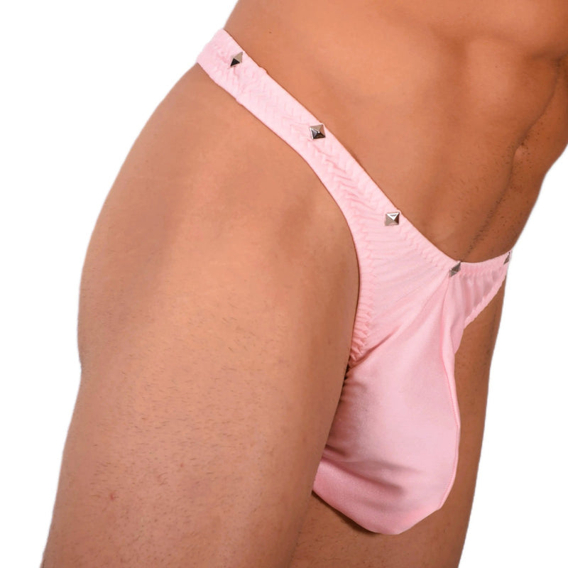 XS SMU Sensual big pouch size Light Pink Thong 33864 MX17