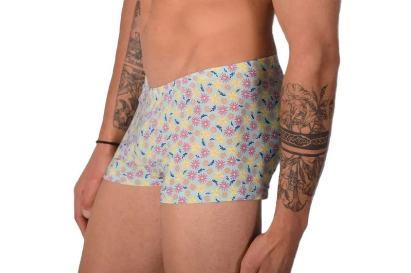 XS SMU Mens  Hipster Underwear Mint Print 43114 MX12