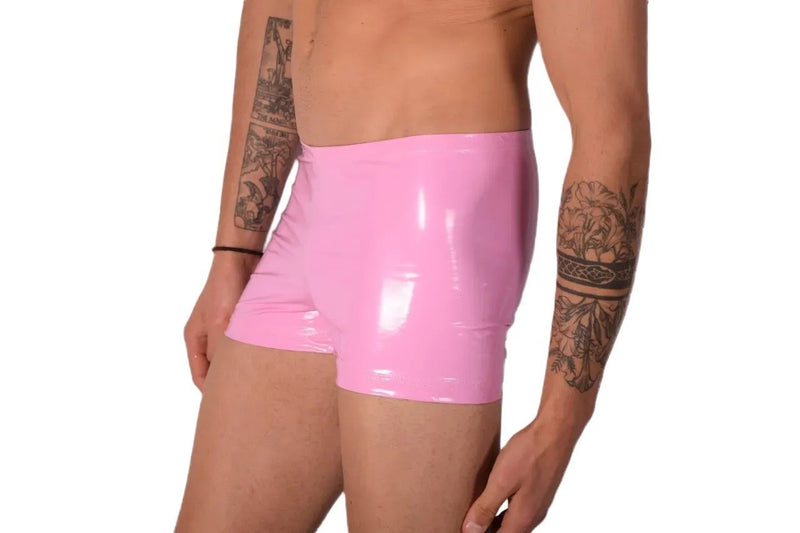 XS SMU Faux Leather Look Hipster Underwear Barbie Pink 43150 MX12