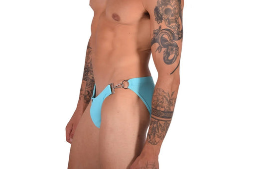 Small Swimwear SMU Detachable Shape Retention Swim-Brief Aqua 33800 MX7