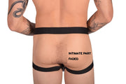 SMU Red Leather Jock Stretch Band Jockstrap 32'' 36'' 8027 MX25