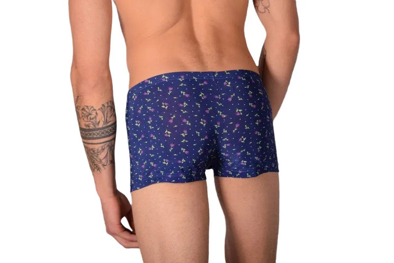XS SMU Mens Hipster Underwear Tulips Navy 43113 MX12