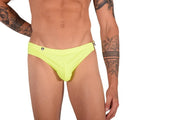 XL Swimwear SMU Detachable Shape Retention Swim-Brief Lime 33801 MX22