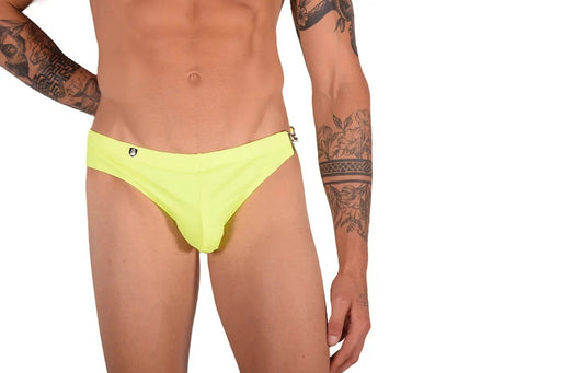 XL Swimwear SMU Detachable Shape Retention Swim-Brief Lime 33801 MX22