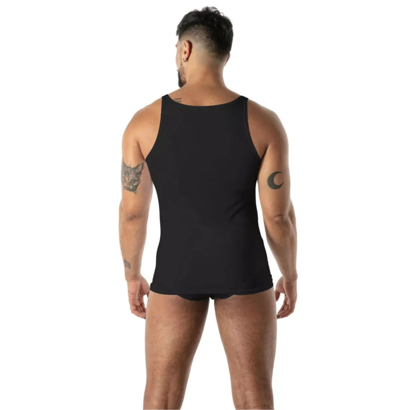 TOF PARIS Mon Amour Microfiber Tank Top Ultra-Soft in Black 55