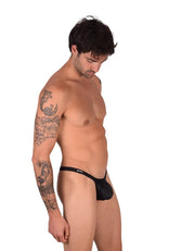 XL SMU Thong Black Sparkles 9935 LT2