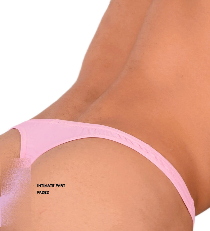 S SMU Mens Pink Thong Thin Fabric 33812 MX17