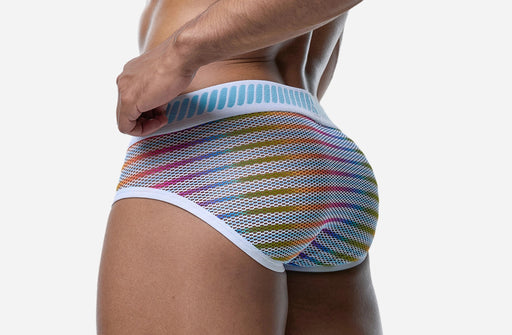 PUMP! Prism Brief Soft Cotton Cup Linned Pride Inspired Briefs 12090 39