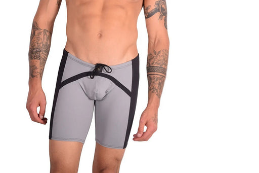 Small Gregg Homme Swimwear Jammer Gray/Black 147625 MX24 1