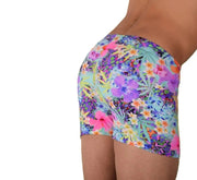 XS SMU Mens Swim Hipster Abstract Bright Colors 43148 MX12