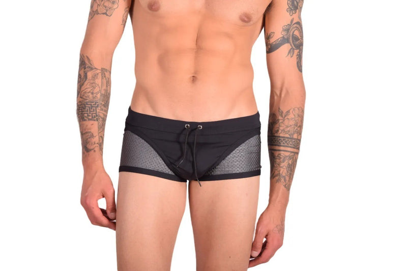 Small Gregg Homme Swimsuit Sport Swim-Trunks Black/Grey 159110 MX24 10