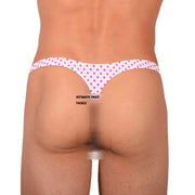 XS SMU Sexy White and Pink Thong 33859 MX17