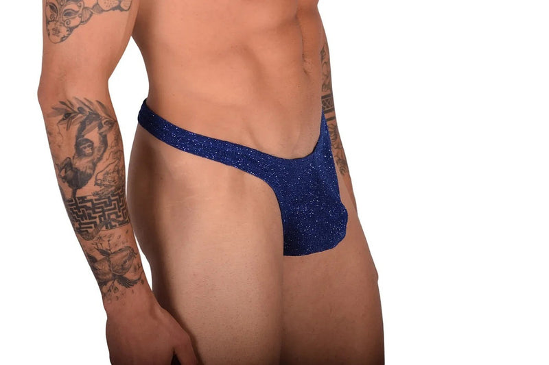 XL Vuthy 450 Glitter Royal G-String Thong LT1 9911