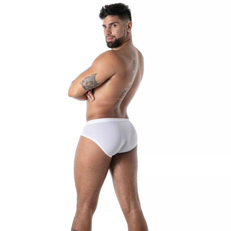 TOF PARIS Slip Mon Amour Microfiber Brief in Ultra Soft White 55