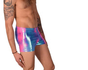 2XS SMU Mens  Swim Hipster Underwear Rainbow 43136 MX12
