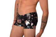 XS SMU Mens Hipster Flash Flower Mini Boxer 43121 MX12