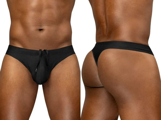 ErgoWear SW Swim Thong X4D Swimwear in Nero Black 1830 75