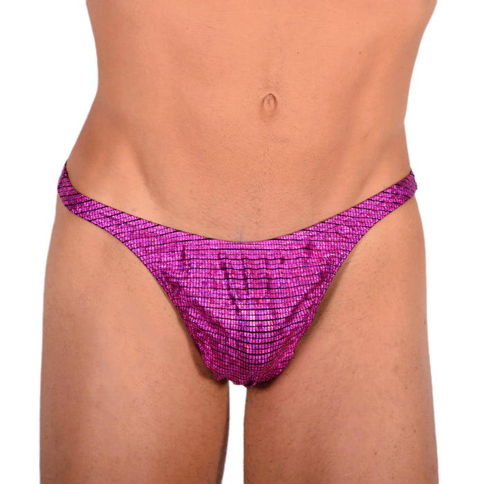 S SMU Sexy Disco Pink Party Thong 33725 MX15