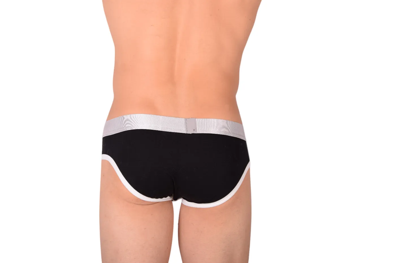 SMALL Private Structure Platinum Black Brief 7-55