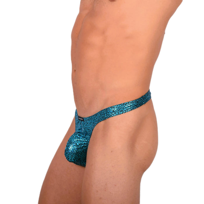 L Wojoer Sexy Reptile Turquoise Thong 33932 MX18