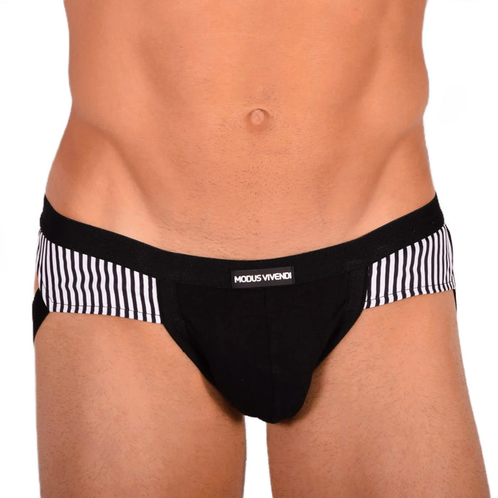 Jockstrap Modus Vivendi Viscose Jock Collection Animal Black 06816 3