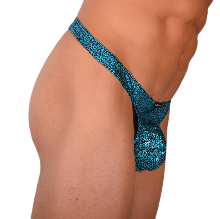 L Wojoer Sexy Reptile Turquoise Thong 33932 MX18