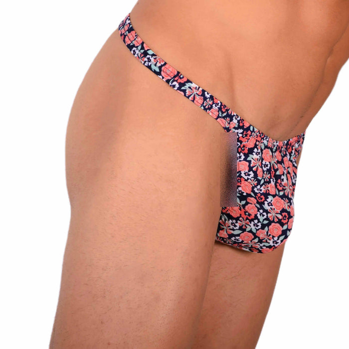 S SMU Sensual Floral Explosion Thong 33729 MX15