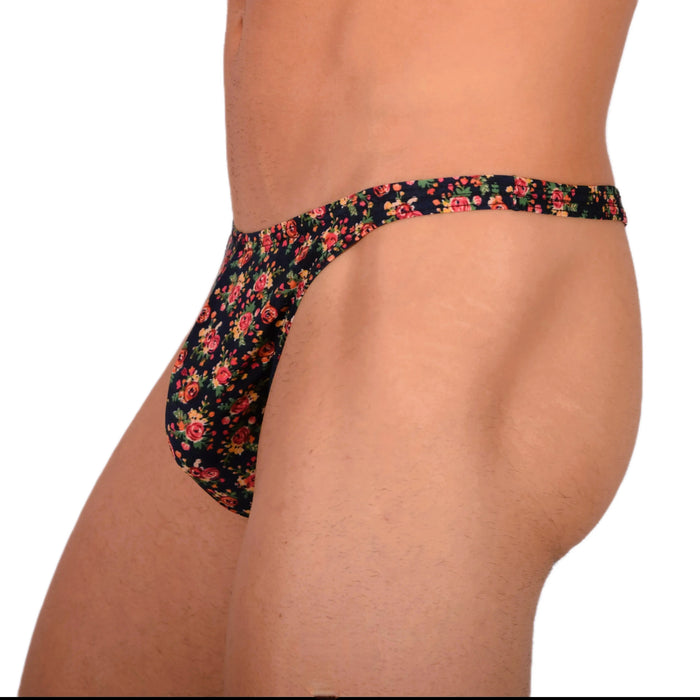 S SMU Sexy Floral Explosion Thong 33821 MX17