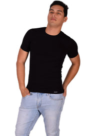 DOREANSE T-Shirt Classic Black Coton Shirts 2535 22