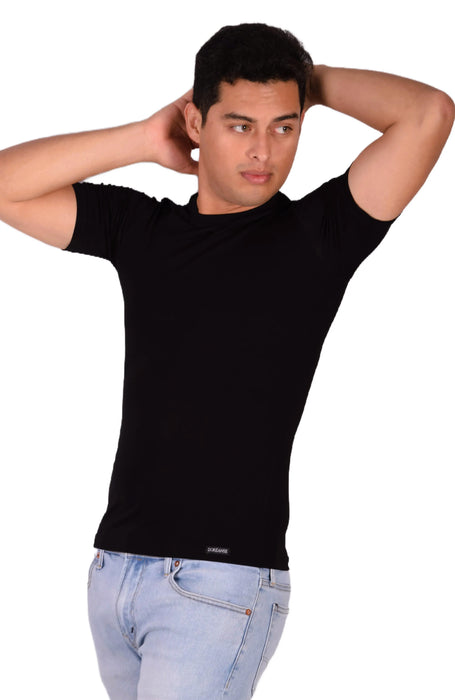 DOREANSE T-Shirt Classic Black Coton Shirts 2535 2