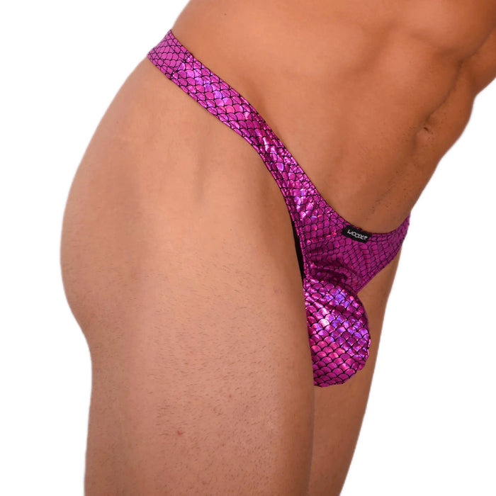 L Wojoer Sexy Reptile Pink Thong 33936 MX18