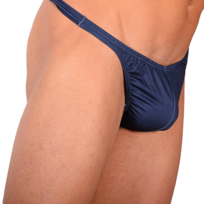 S SMU Sensual Deep Blue Thong 33734 MX15