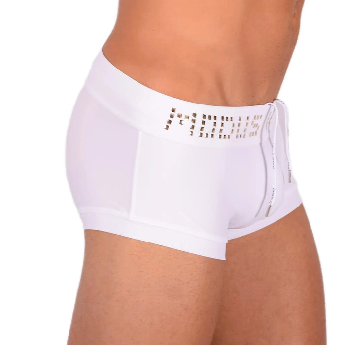 Swimwear Modus Vivendi Swim-Short Metallic Brazil Swim Trunks White BS1821 18