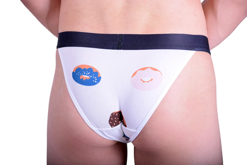 JJ Malibu Donuts WOMAN Brief Cut Sexy Emo Twink boy Curious Beaver 3