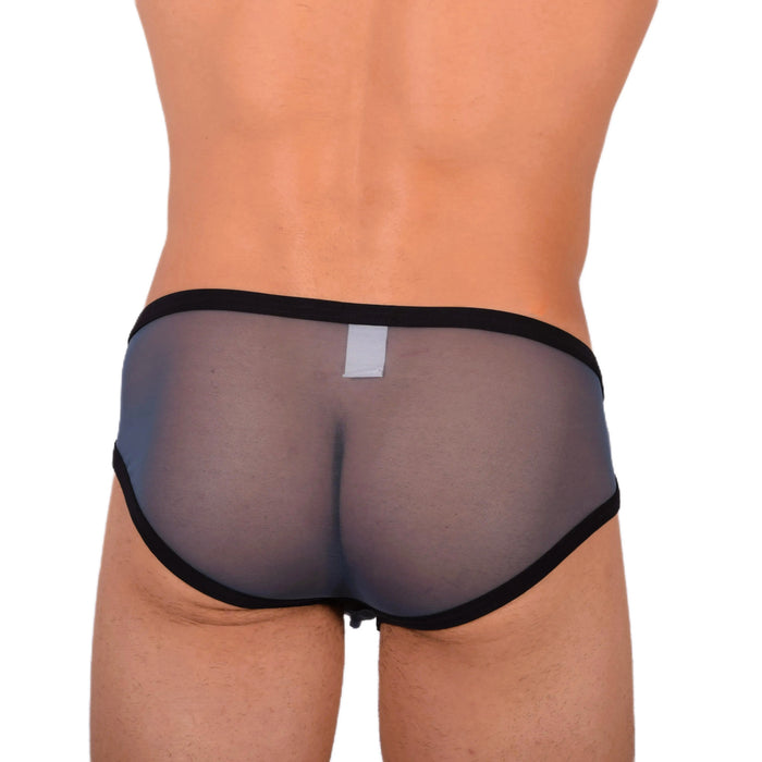 M SMU Sexy C-Thru Blue Brief 33910 MX18