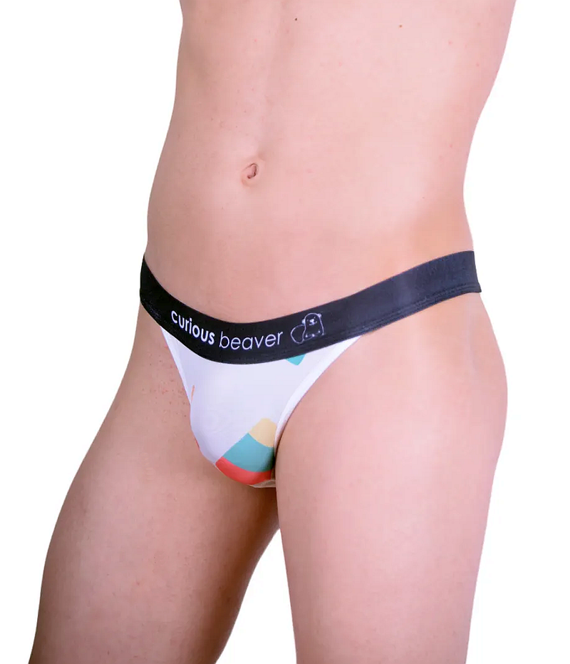 JJ Malibu Popsicle Brief WOMEN Cut Sexy emo Beaver So thin! 3